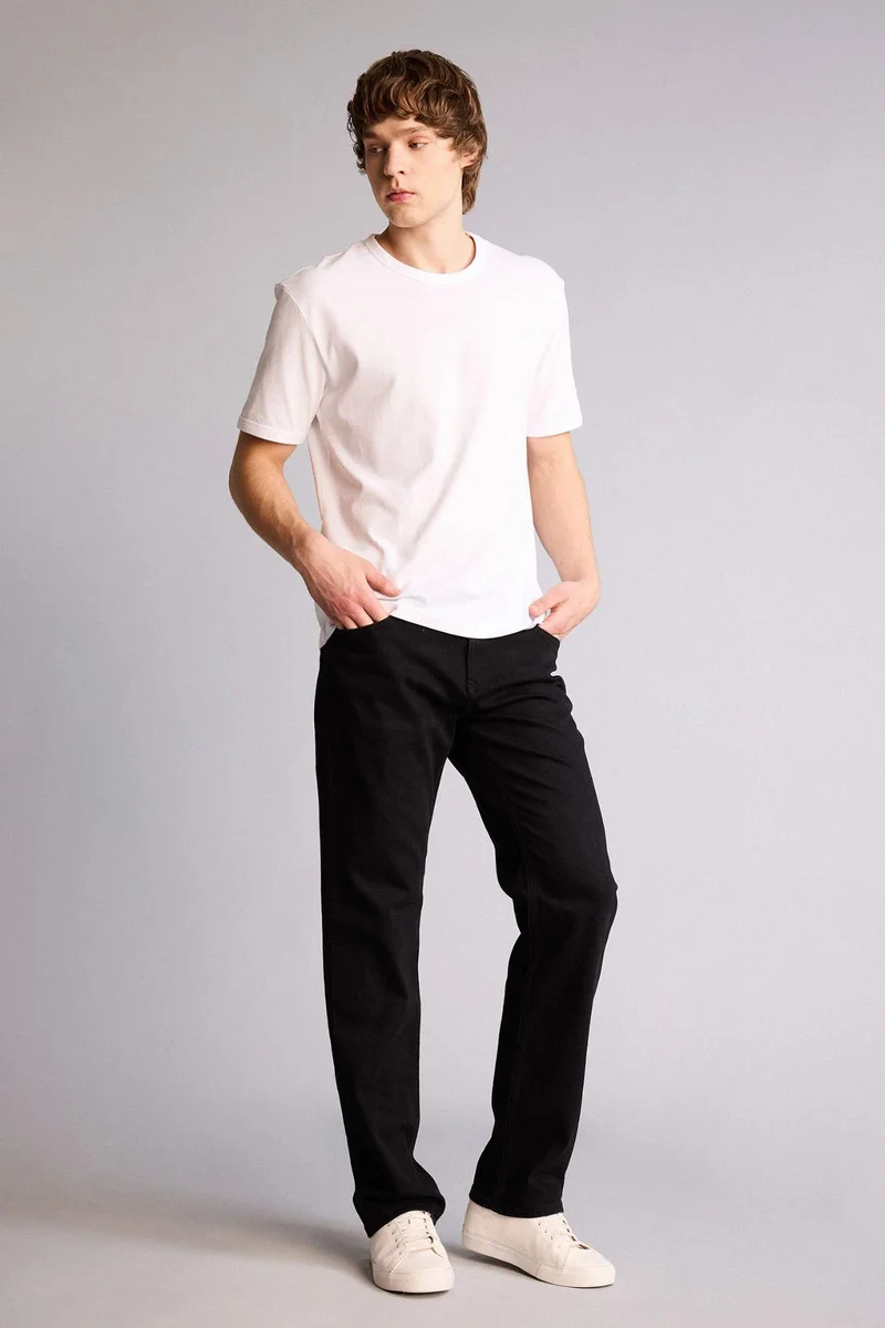 ديفاكتو Sergio Regular Fit Normal Waist Trousers
