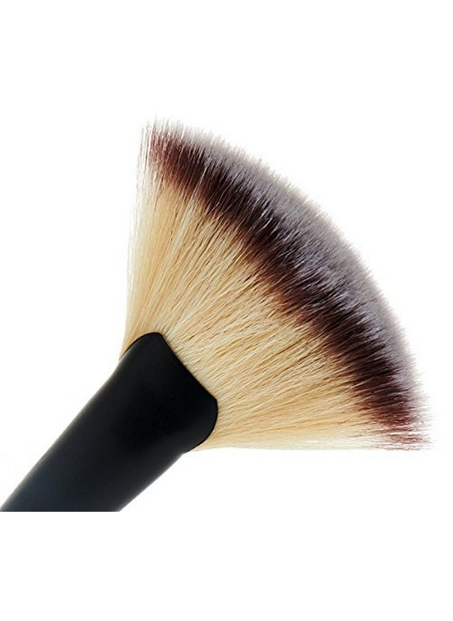 EVE PEARL Ultimate Face Compact And 204 Dual Fan Highlighter Brush Blush Highlighter Contour Eyeshadow Set Makeup Palette Light To Mediumtimeless  - Image 3