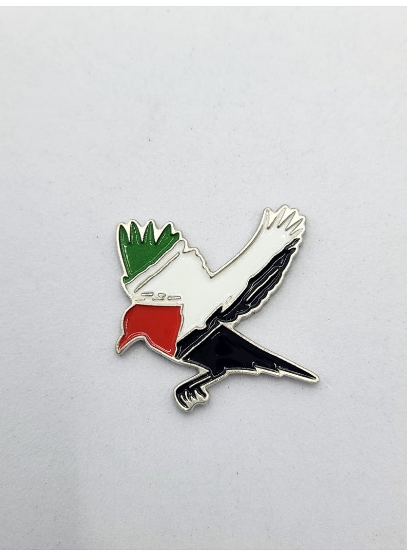 Acnor UAE Flag Colors Falcon Shape Metal Sticker– Premium Quality (Adhesive Back) for Mobile, Laptop, Fans Stickers Display for I pad,and Collectors Walls, Doors, Cars, Trucks, Motorcycles Fridge - Image 4
