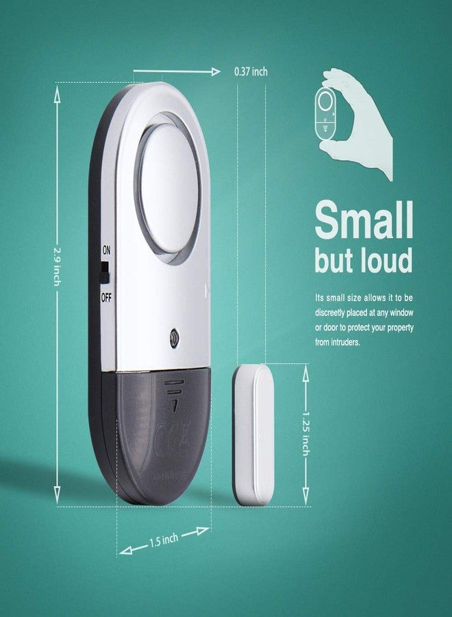 Flyoukki 120 DB Loud Door and Window Open Alarm Sensor 1 Pack for Kids, Dementia Patients Safety, Wireless Security Alarm Keeps Your Home, Pool, Cabinet, Business Safe - Image 2