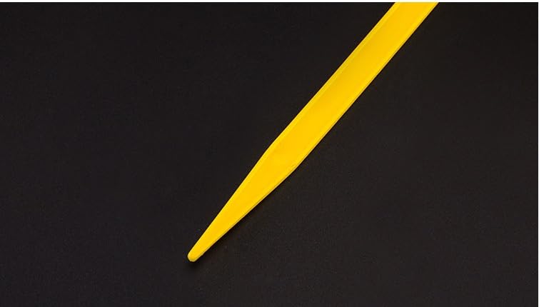 GREWERY 50 Pieces Plant Tags Name Stick with Long Spike, Inclined Writing Surface for Better Reading, Polypropylene Plastic, UV Stabilized, Weather Resistant (Yellow, 40 cm) - Image 4
