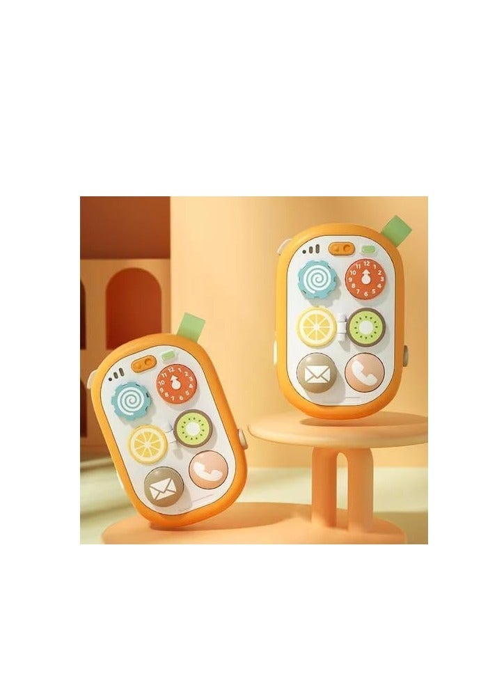 NIBEMINENT Children's educational simulation busy mobile phone toys infant Montessori early education fun camera ball  - Image 3