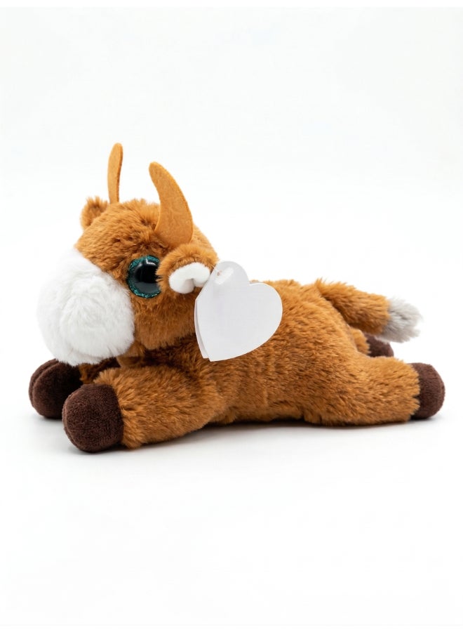 Fluffmals لعبة حيوانات محشوة ناعمة فلافمالز - البيسون 15 سم - Image 1