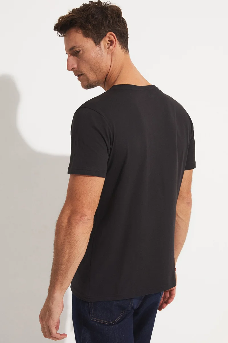 JUNE Men's Regular Fit 100% Cotton Printed Crew Neck T-Shirt