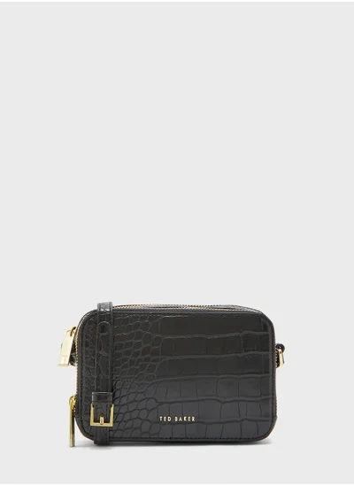 Ted Baker Stina Double Zip Mini Crossbody Bag