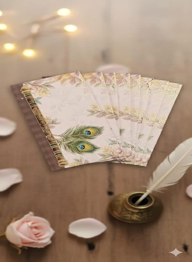 KOOGLY Radha Krishna Envelope for Wedding And Baby Shower Money and Shagun Envelopes for Wedding,Birthday,Gifting Envelope| For Birthdays and Functions | (30) - Image 2
