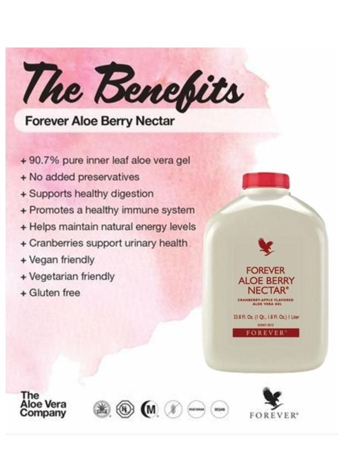 Forever Living Cranberry And Apple Flavored Aloe Berry Nectar Forever Living 1 Litre  - Image 4