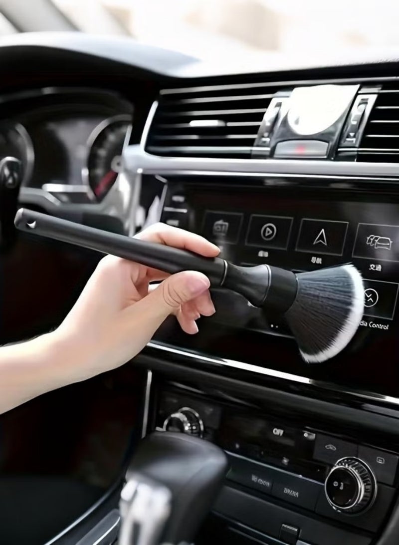 Car Interior Detail Brush, Soft Bristle Cleaning Brush, Car Dashboard Dusting Brush, Interior Cleaning Tool, Car Detailing Brush, Auto Dust Removal Brush - Image 1