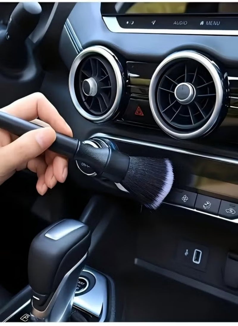 Car Interior Detail Brush, Soft Bristle Cleaning Brush, Car Dashboard Dusting Brush, Interior Cleaning Tool, Car Detailing Brush, Auto Dust Removal Brush - Image 4