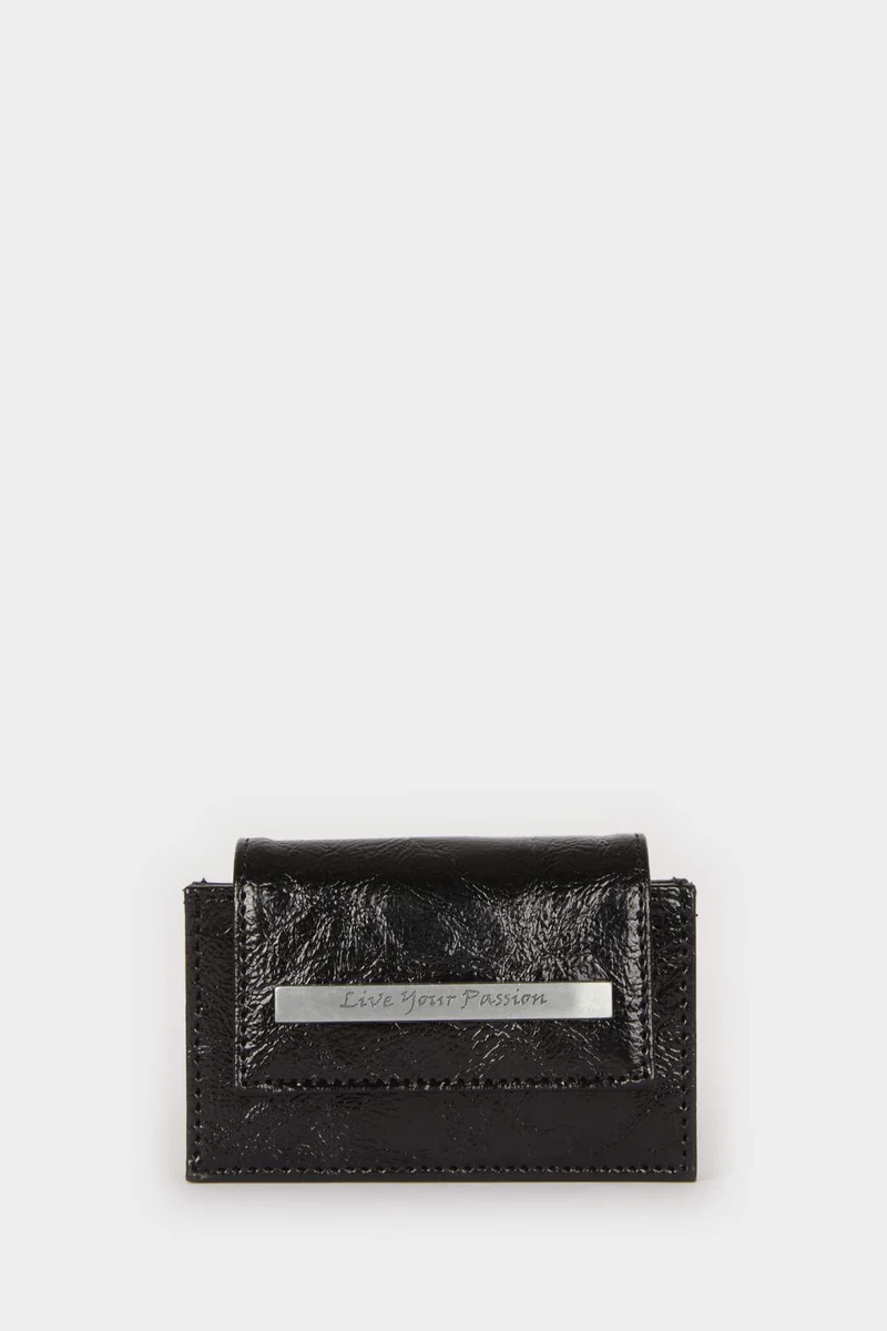 Woman Faux Leather Coin Purse