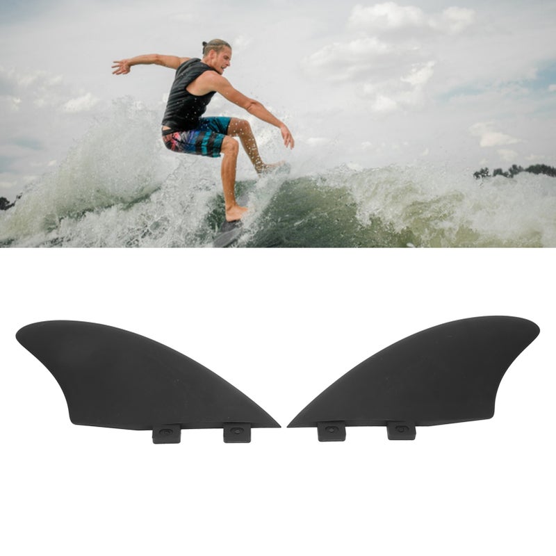 Surfboard Fin Professional Lightweight Reinforced Durable PVC Surf Fin for Longboard Surfboard Stand Paddleboard - Image 5