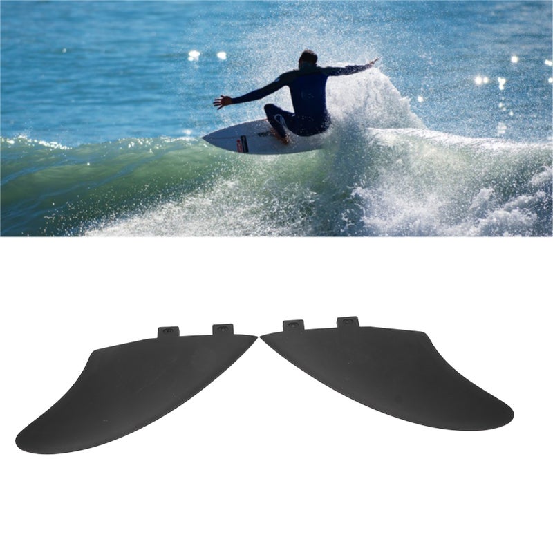 Surfboard Fin Professional Lightweight Reinforced Durable PVC Surf Fin for Longboard Surfboard Stand Paddleboard - Image 4