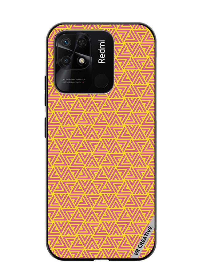 VR CREATIVE Protective Case Cover For Xiaomi Redmi 10C Strips Design Multicolour - Image 1