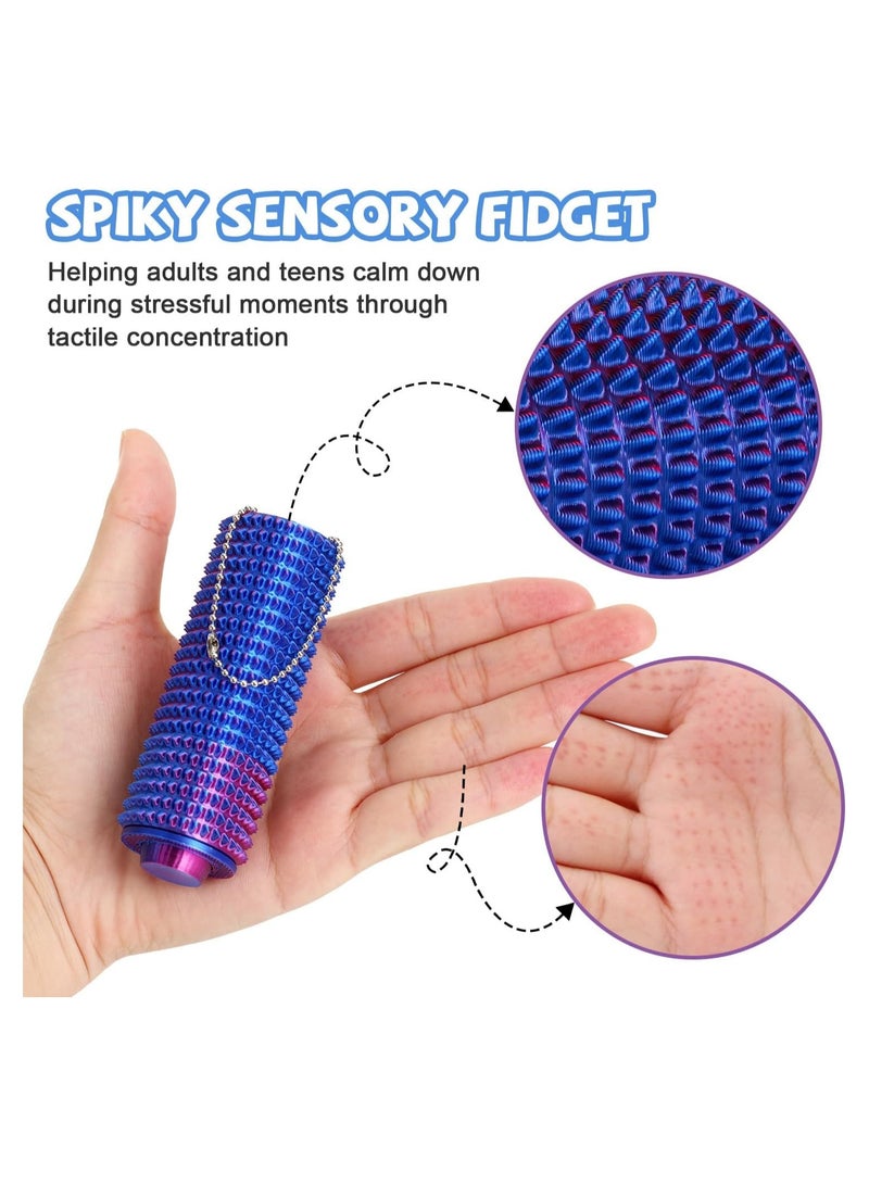 general Little Ouchies Fidget, 3-Piece Pocket Fidget Set, Spiky Grippie Stimulation Keychain, Ventilated Key Pendant for Anxiety Relief, Pain and Restlessness - Image 2