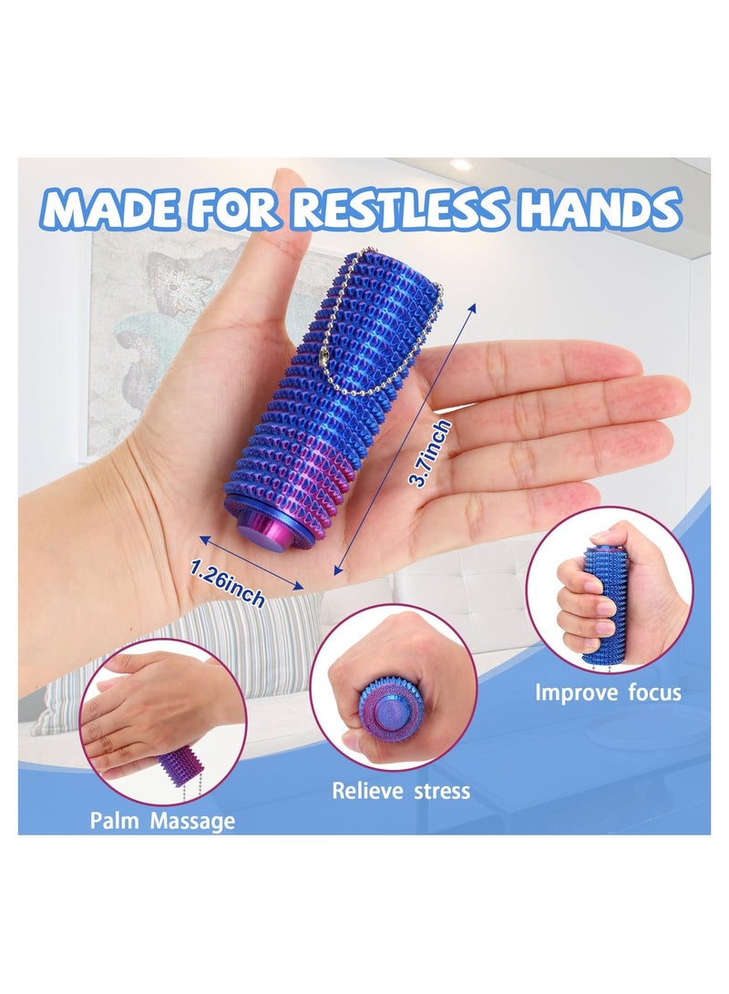 general Little Ouchies Fidget, 3-Piece Pocket Fidget Set, Spiky Grippie Stimulation Keychain, Ventilated Key Pendant for Anxiety Relief, Pain and Restlessness - Image 3