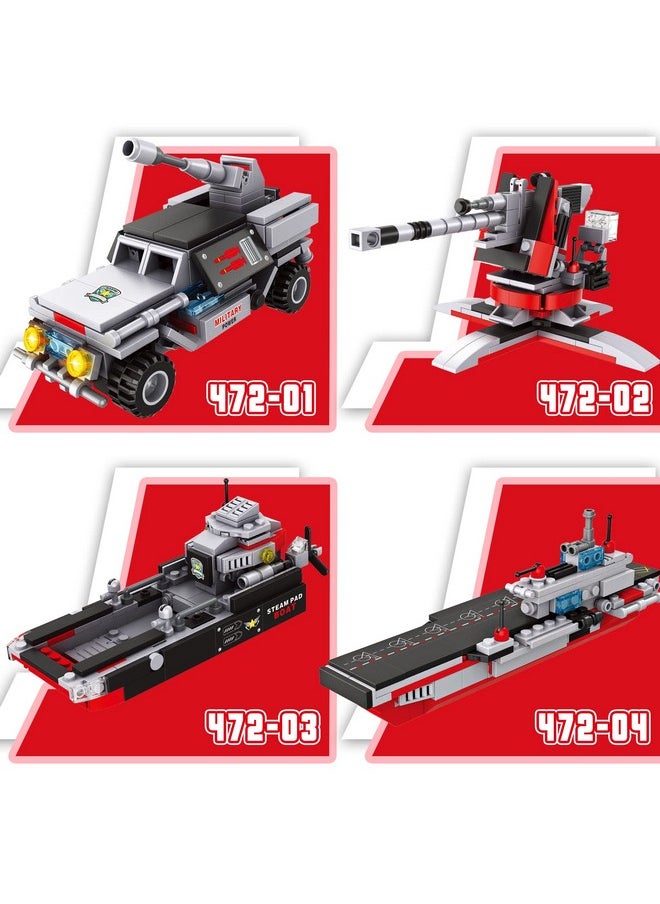 EP EXERCISE N PLAY 1161 Pieces Aircraft Carrier Building Kit Military Warship Battleship Building Blocks Sets With Patrol Boat Fighter Plane Creative Roleplay Ship Building Toys For Kids Boys Girls 612 Years  - Image 4