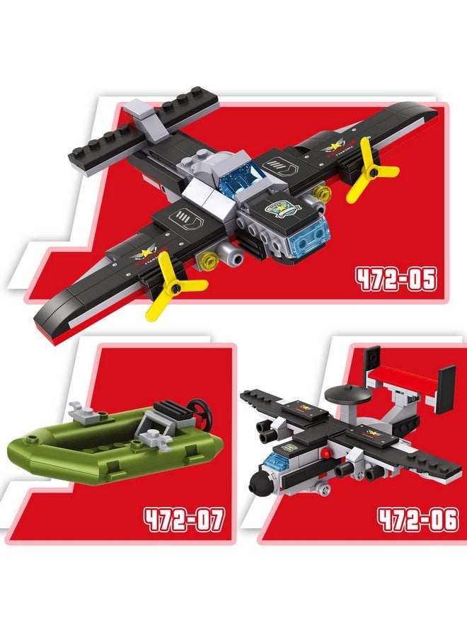 EP EXERCISE N PLAY 1161 Pieces Aircraft Carrier Building Kit Military Warship Battleship Building Blocks Sets With Patrol Boat Fighter Plane Creative Roleplay Ship Building Toys For Kids Boys Girls 612 Years  - Image 5