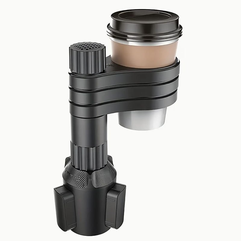 Black 3 In 1 Adjustable Car Cup Holder Expandable Base Fits Most Cars Stable - Image 5