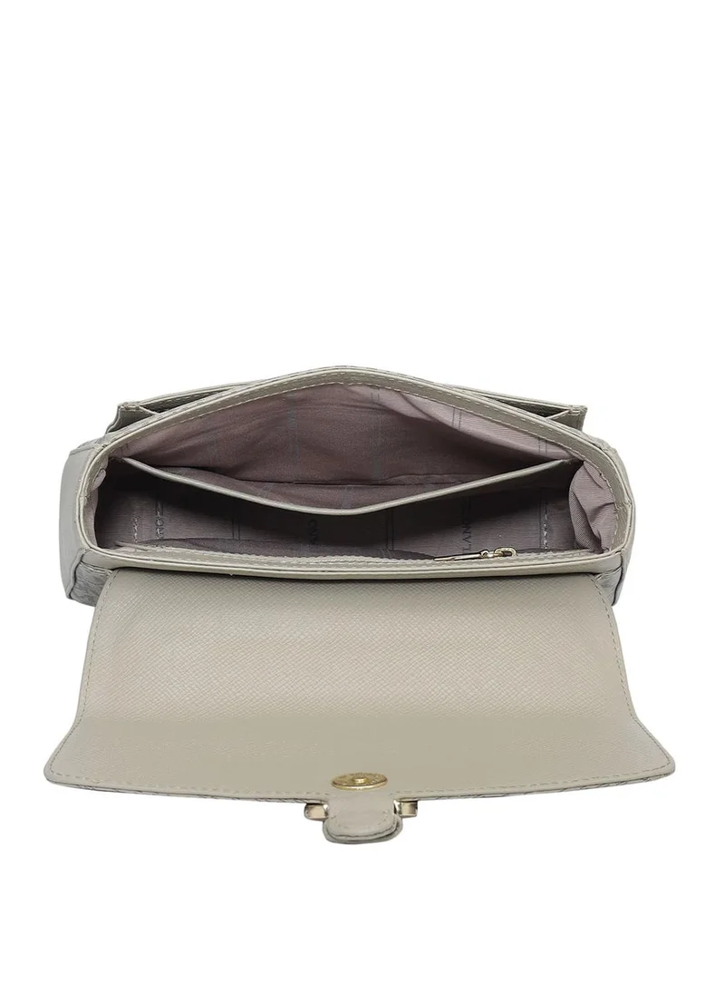 Da Milano  Genuine Leather Grey Sling Bag for Women | Best Price UAE