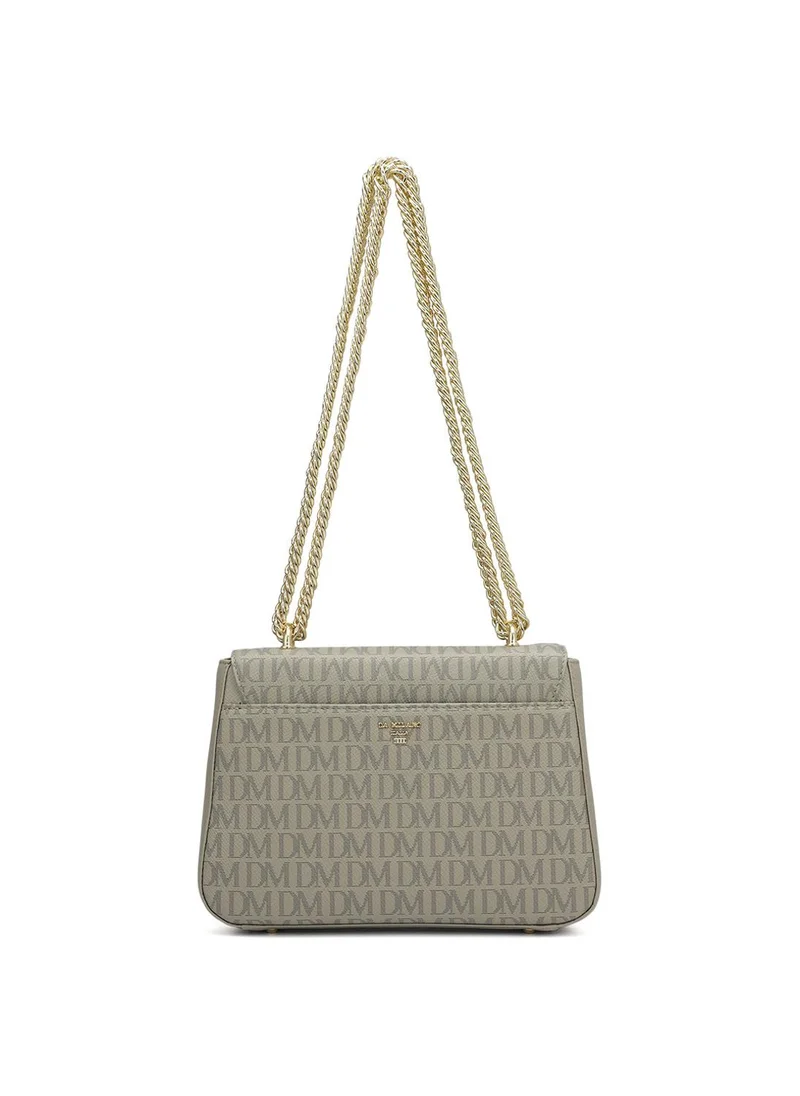 Da Milano  Genuine Leather Grey Sling Bag for Women | Best Price UAE
