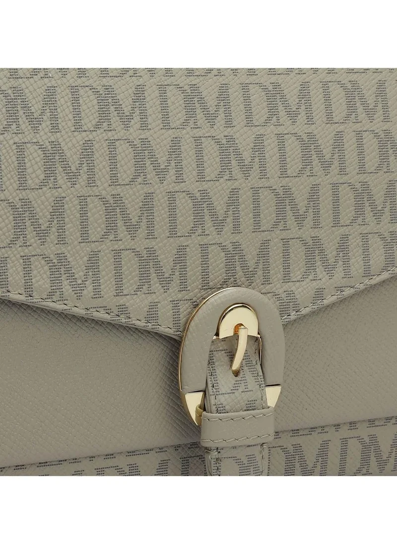 Da Milano  Genuine Leather Grey Sling Bag for Women | Best Price UAE