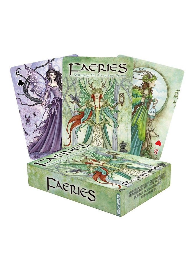 Aquarius - Amy Brown Faeries Playing Cards  - Image 1