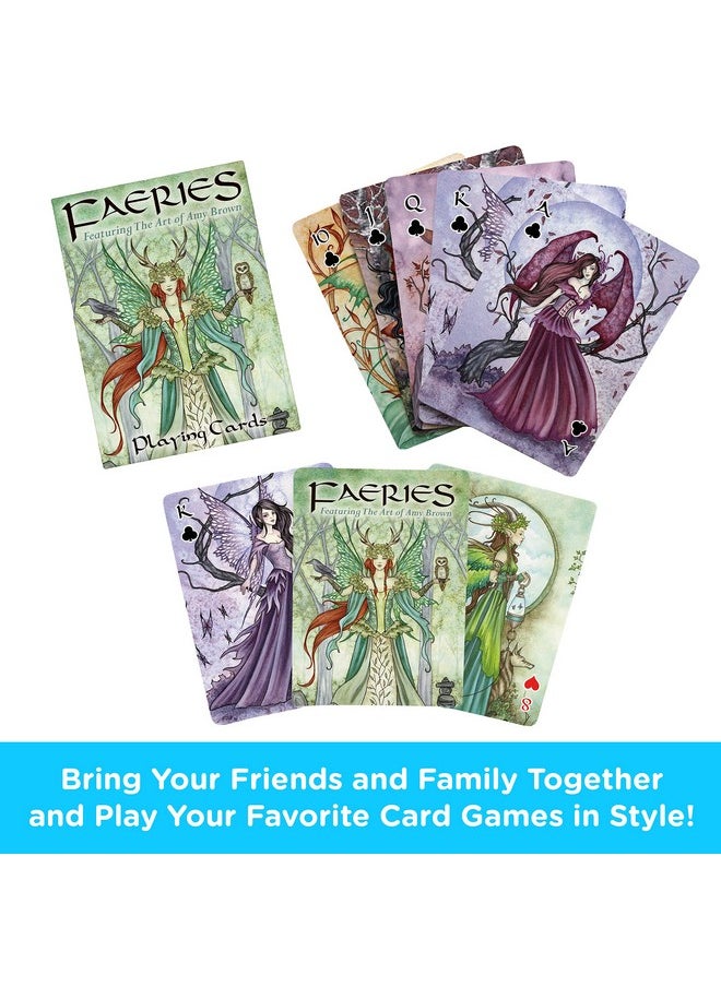 Aquarius - Amy Brown Faeries Playing Cards  - Image 2
