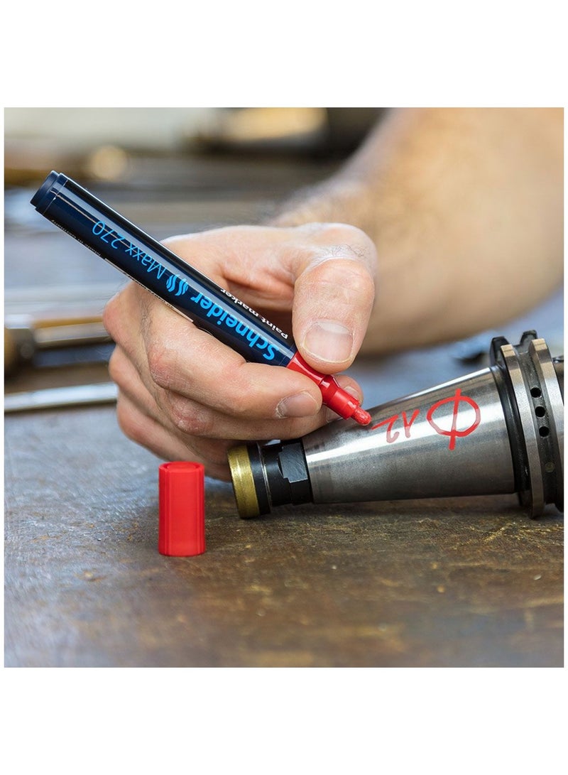 Schneider 1-Piece Maxx 270 Paint Marker Round Tip Black Ink - Image 4