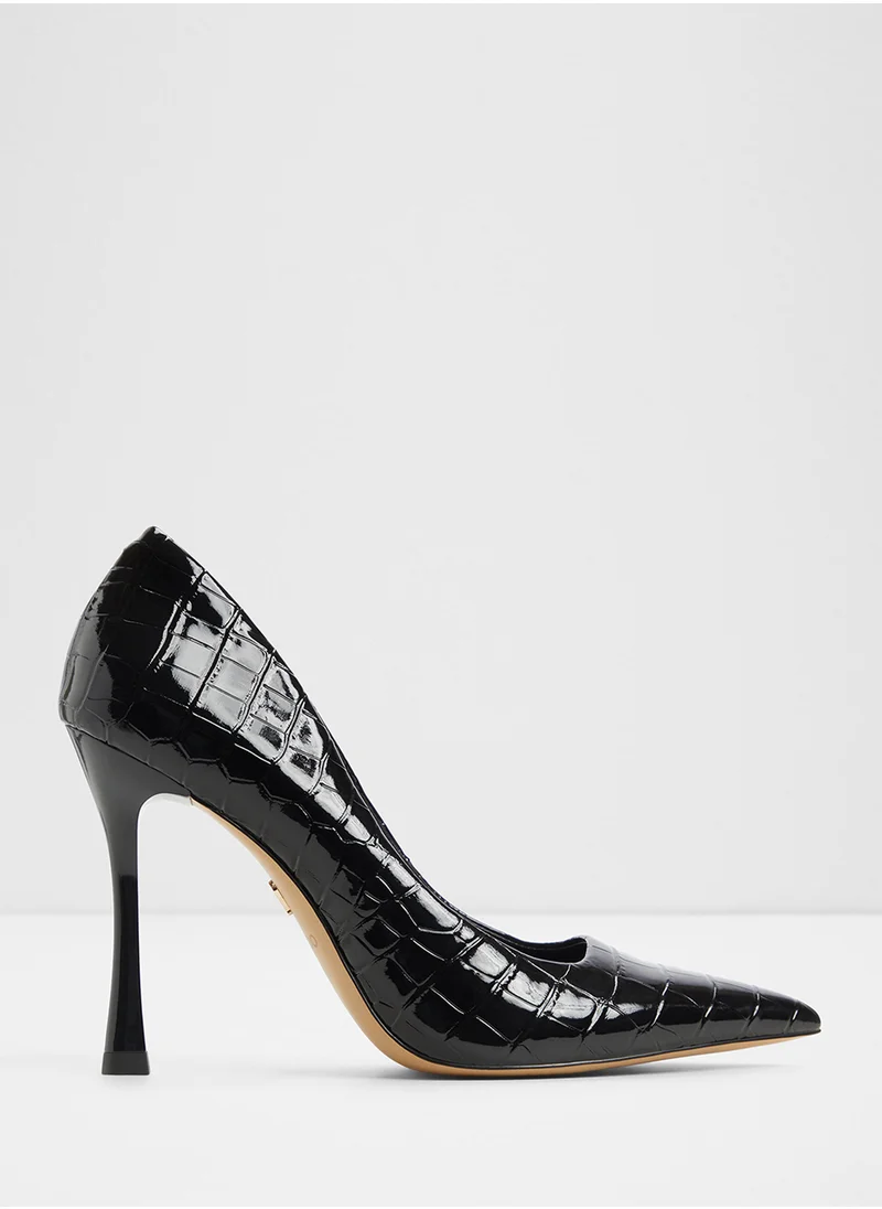 الدو Pointed Toe Ankle Strap High Heel Sandals