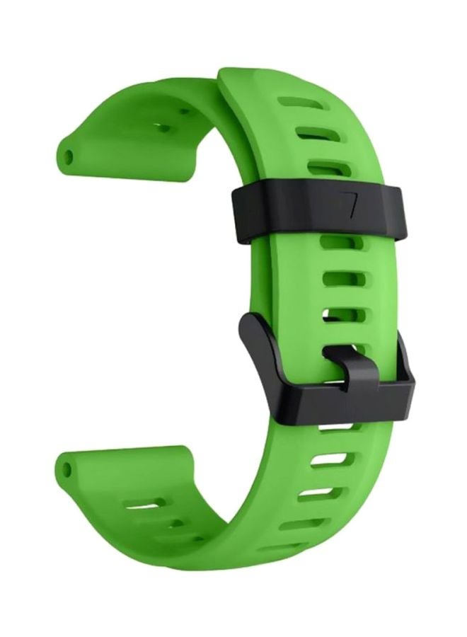 ISank Replacement Silicone Band For Garmin Fenix 5X Green