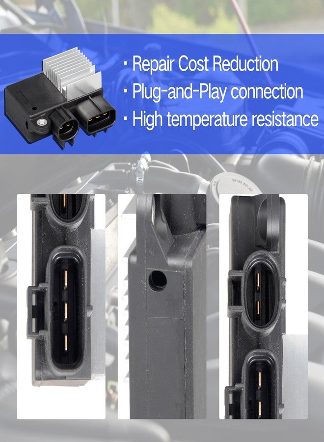 AdvanEX وحدة تحكم مروحة التبريد من AdvanEX متوافقة مع سيارات تويوتا كورولا/ماتريكس موديلات 2009-2013، بديلة للأرقام الأصلية 499300-3400، 89257-12010، L33L1515Y - Image 2