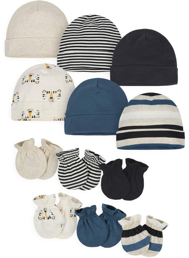Onesies Brand Onesies Brand baby-boys 12-piece Cap and Mitten Set  - Image 1