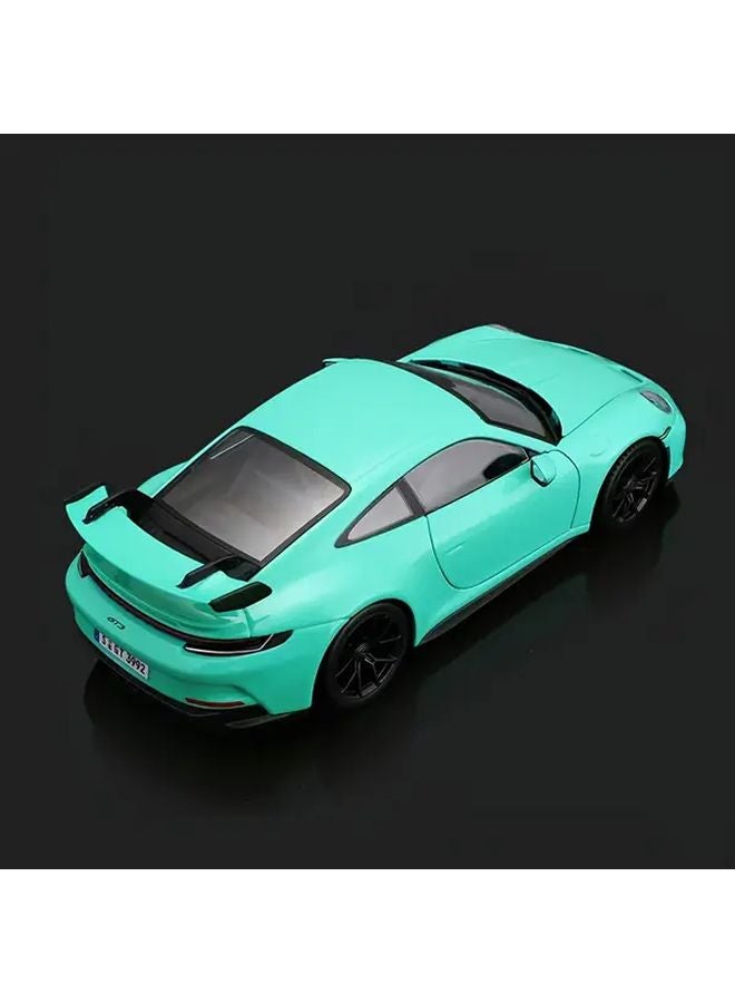 Orange BURAGO Porsche 911 GT3 1 24 Scale Diecast Alloy Sports Car Model Toy - Image 5