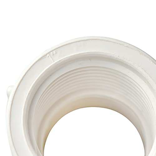 FangKingNo 10pcs 0.5Inch female to female thread PVC Pipe Fittings adapter Coupling Coupler Connector White (1/2") - Image 4
