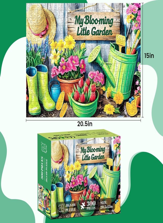 WSCXSC 300 Piece Puzzle for Adults,Jigsaw Puzzles 300 Pieces Flower Garden Puzzle for Adult Kids Elderly Plant Jigsaw Puzzles for Adults 300 Pieces Premium Cardboard Puzzles Birthday Party Gift - Image 4