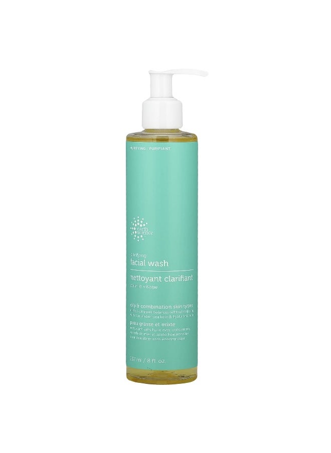 Earth Science Earth Science, Clarifying Facial Wash, Oily & Combination Skin Types, 8 fl oz (237 ml)  - Image 1