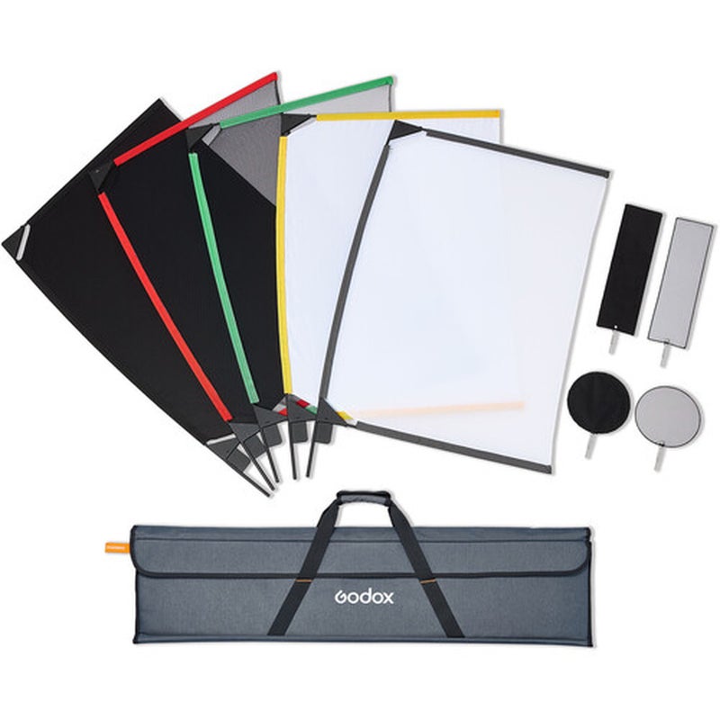 Godox Scrim Flag Kit 60X90 5 Collapsible Flag Frames - Image 1
