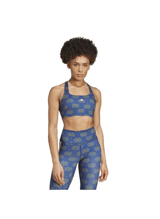 Adidas adidas Farm Bra Blue Training Bra 2XSB - Image 4