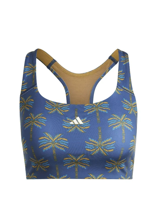 Adidas adidas Farm Bra Blue Training Bra 2XSB