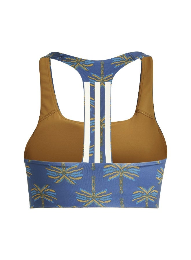 Adidas adidas Farm Bra Blue Training Bra 2XSB - Image 3