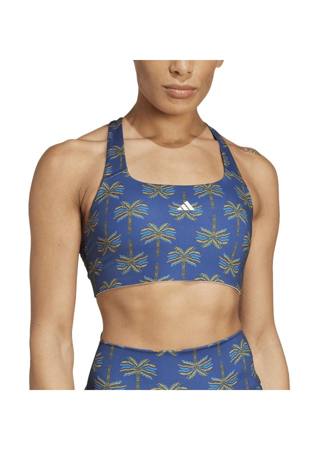 Adidas adidas Farm Bra Blue Training Bra 2XSB - Image 5