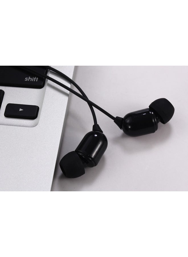 3 M Sound Card Monitor Headset Anchor Live Broadcast Computer Electronic Organ Mp3 Universal Headset 3.5mm Wired In-ear-Color:Black Ear Cap Earphone Clip  - Image 4