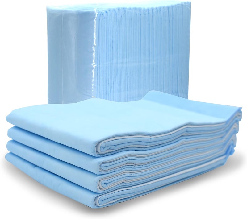 SNL Quality 22 x 36 Inches Premium Disposable Underpads - Chux - 25 Pack - Excellent Absorbency, Fluff Heavy Weight Cotton Top - Pet, Baby, Bedding and More - Made in USA