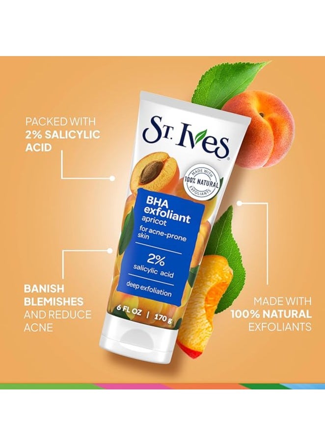 St. Ives Face Scrub For Healthy-Looking Skin Apricot Face Wash Scrub With Salicylic Acid and 100% Natural Exfoliants