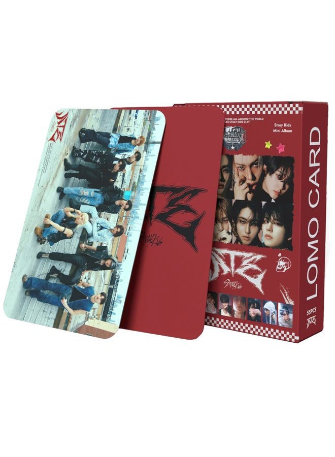 KPOPBP بطاقات صور ستراي كيدز ATE 55 لحزمة KPOP هدية لألبوم SKZ للأولاد والبنات - Image 1