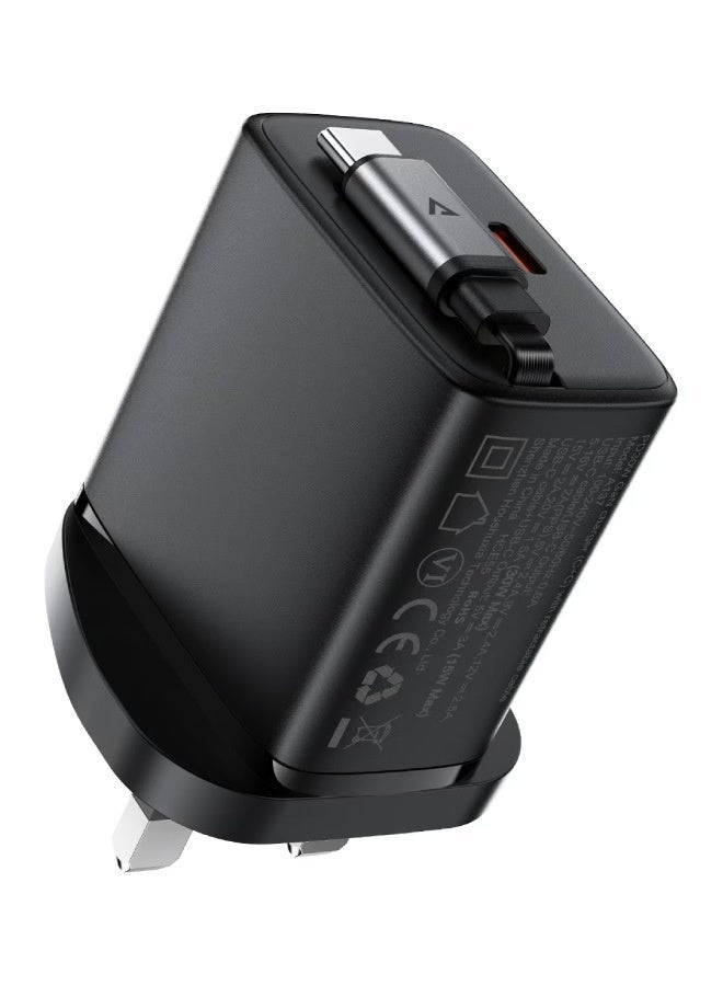 AceFast Fast Charge Wall Charger A137 PD30W GaN (2xUSB-C) UK - Image 3