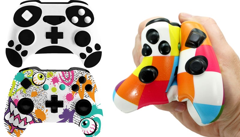 JA-RU Video Game Controller Squishy Fidget Toy (2 Controllers) Soft Slow Rising Foam Jumbo Squishies Play Controller Stress Toys for Kids. Sensory Tactile Game. Squeeze Toy Party Favor. 3360-2s - Image 1