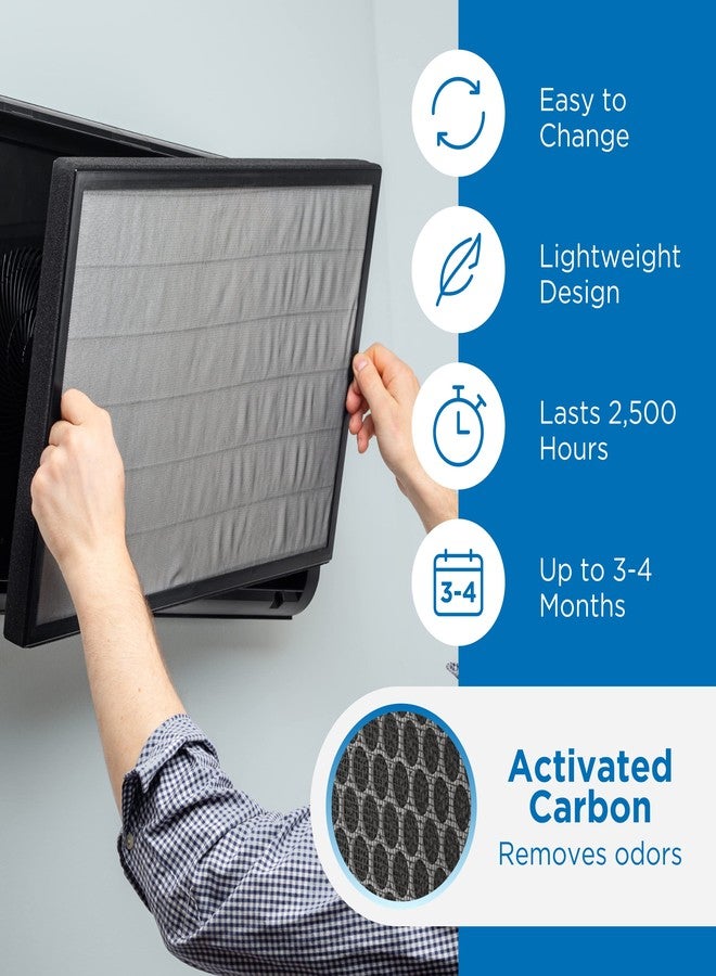 Medify Air Medify MA-35 Genuine Replacement Filter for Black MA-35 Purifiers | Smoke, Dust, Odors, Pet Dander | 3 in 1 with Pre-filter, True HEPA H13 and Activated Carbon for 99.9% Removal | 1-Pack - Image 4