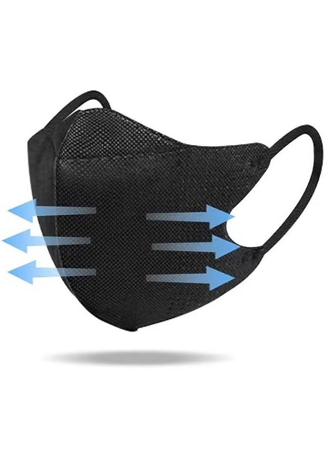 Happy D Pack of 20 Disposable 3D Adult Masks 3-Layer Filter Protective Breathable Comfort Mask Ideal for Daily Use - Image 3