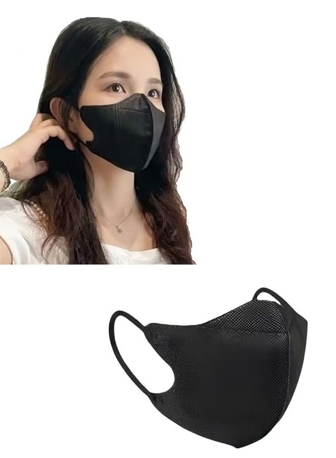 Happy D Pack of 20 Disposable 3D Adult Masks 3-Layer Filter Protective Breathable Comfort Mask Ideal for Daily Use - Image 2